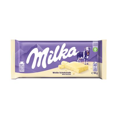 Milka bílá 90 g