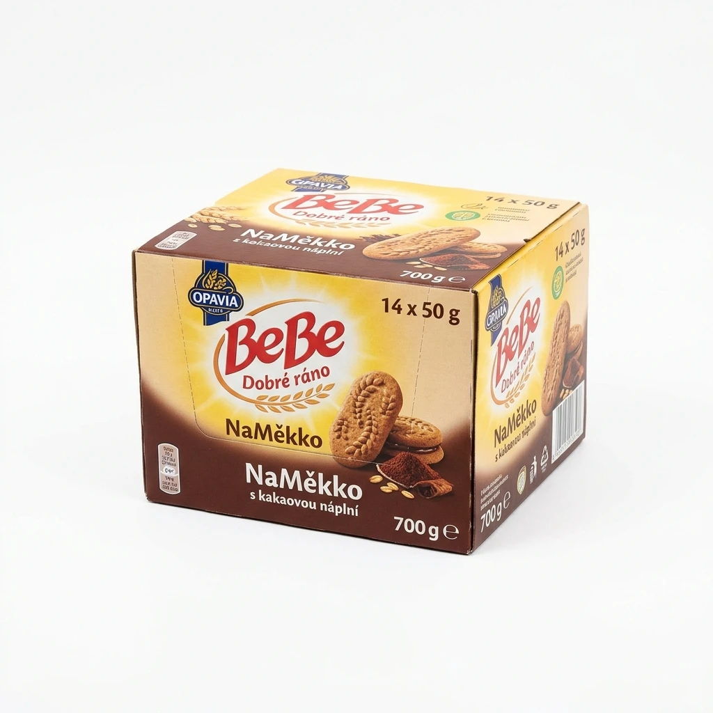 OPAVIA BeBe Dobré ráno NaMěkko s kakaovou náplní 14 x 50 g