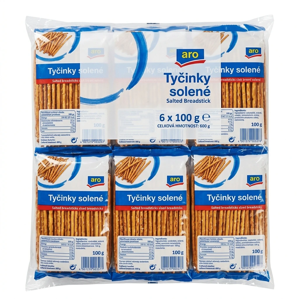 aro Tyčinky solené 6 x 100 g