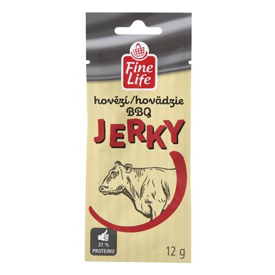 Fine Life Jerky hovězí BBQ 12 g