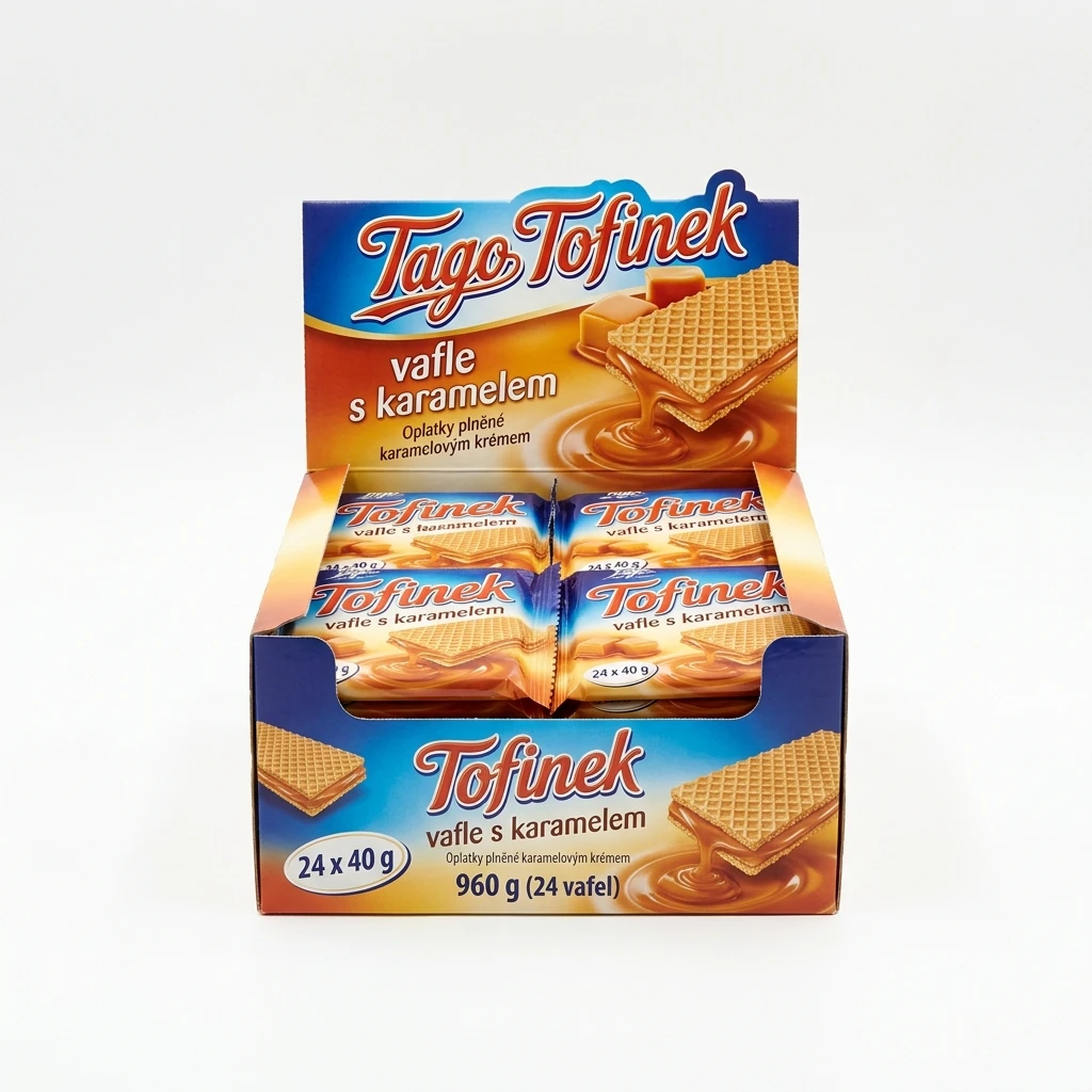 Tago Tofinek vafle s karamelem 24 x 40 g