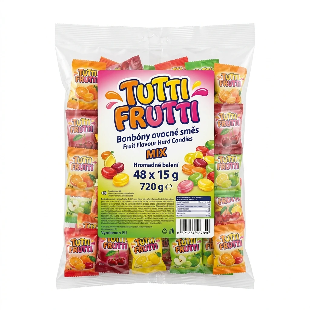 Tutti Frutti bonbóny 48 x 15 g