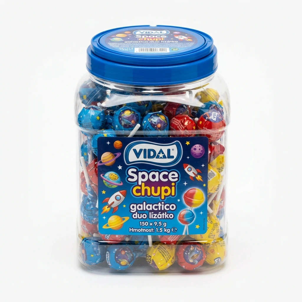 VIDAL Space chupi galactico duo lízátko 150 x 9,5 g
