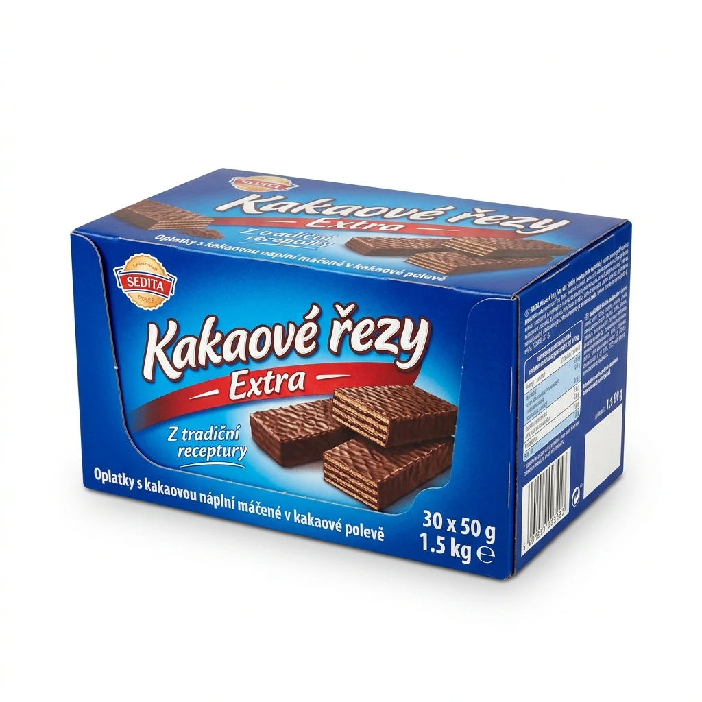 SEDITA Kakaové řezy Extra 30 x 50 g