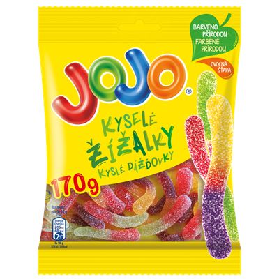 JOJO Žížalky kyselé 170 g