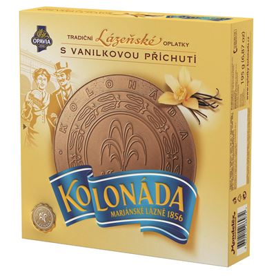 OPAVIA Kolonáda Tradiční lázeňské oplatky vanilkové 195 g