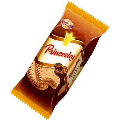 SEDITA Princezky sušenky s kávovou náplní 15 x 80 g
