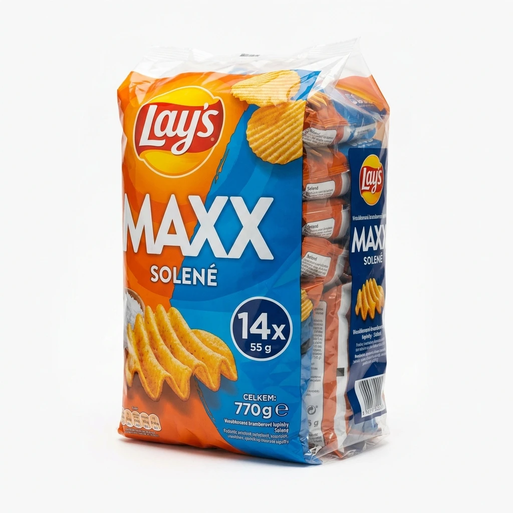 Lay's Maxx solené chipsy 14 x 55 g