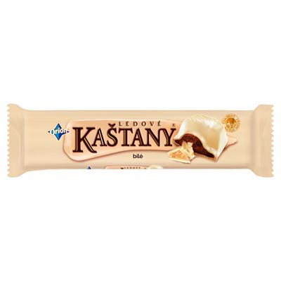 Orion Ledové kaštany Tyčinka v bílé čokoládě s náplní 48 x 45 g