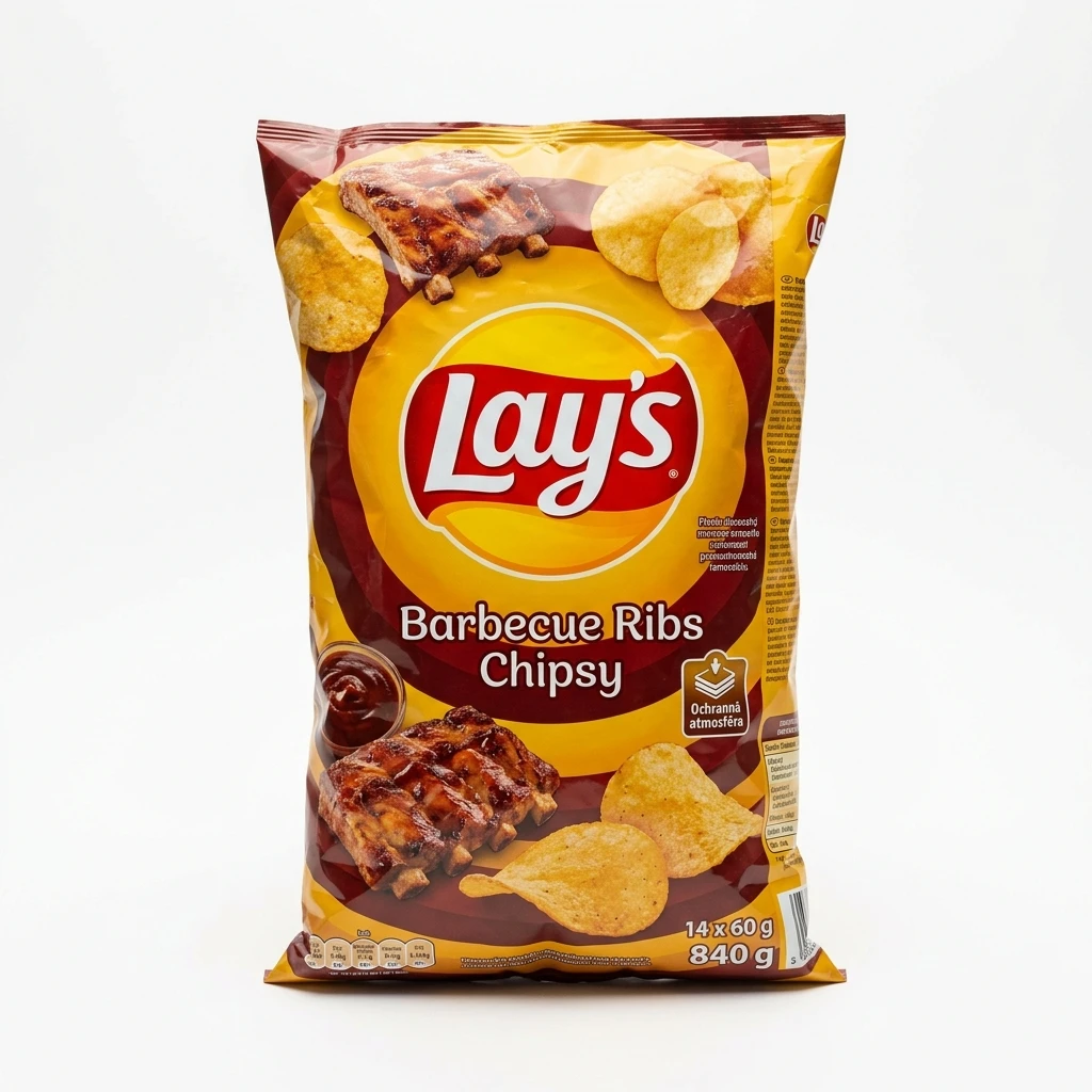 Lay's Barbecue Ribs Chipsy 14 x 60 g