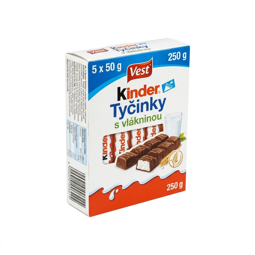 Vest Kinder Tyčinky s vlákninou 5 x 50 g