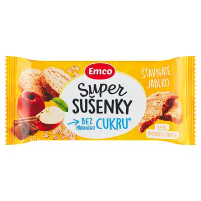 Emco Super sušenky šťavnaté jablko 24 x 60 g
