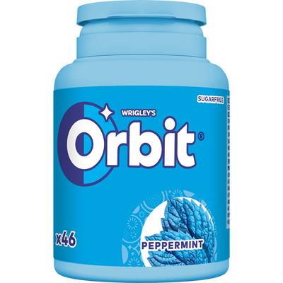 Orbit Peppermint žvýkačky 64 g dóza