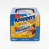 STORCK Knoppers Peanut Bar Křupavá tyčinka s arašídy a karamelem 24 x 40 g