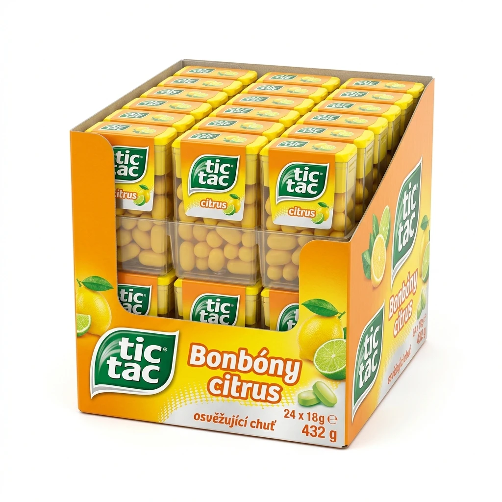 tic tac Bonbóny citrus 24 x 18 g