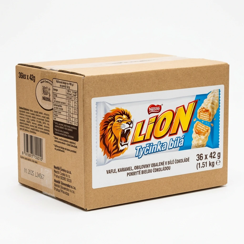 LION Tyčinka bílá 36 x 42 g