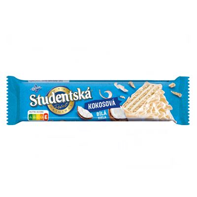 Orion Studentská pečeť Oplatka bílá kokosová 30 x 31 g