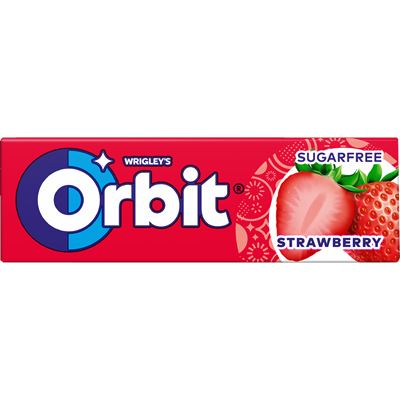 Orbit Strawberry/jahoda dražé 30 x 14 g