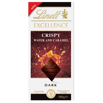 Lindt EXCELLENCE Crispy Caramel 3 x 100 g