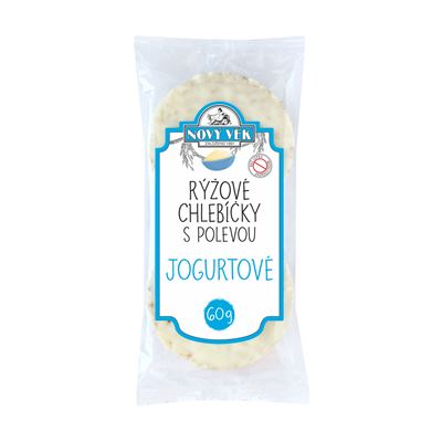 NOVÝ VĚK Rýžové chlebíčky s polevou jogurtové 60 g