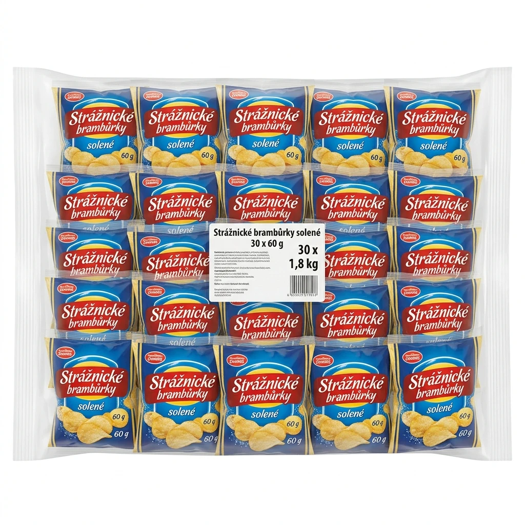 Strážnické brambůrky solené 30 x 60 g