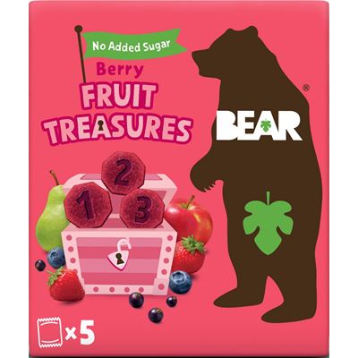 lotus BEAR Treasures jahoda borůvka 5 x 20 g