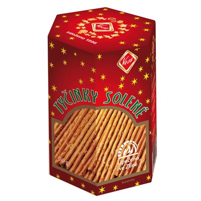 Tyčinky solené šestihran 150 g