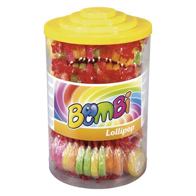 BOMBI Roksy Lízátko 150 x 8 g dóza