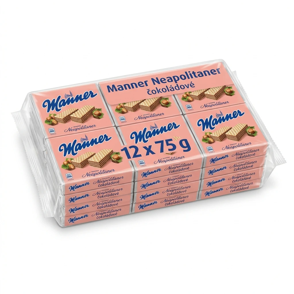 Manner Neapolitaner oplatky čokoládové 12 x 75 g