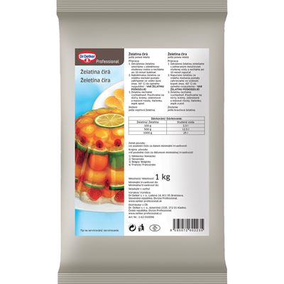 Dr. Oetker Želatina čirá 1 kg