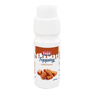 toje Topping příchuť karamel 1 kg