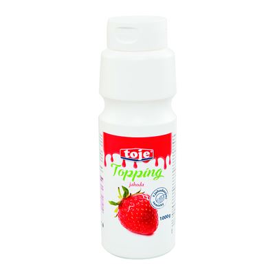 toje Topping příchuť jahoda 1 kg