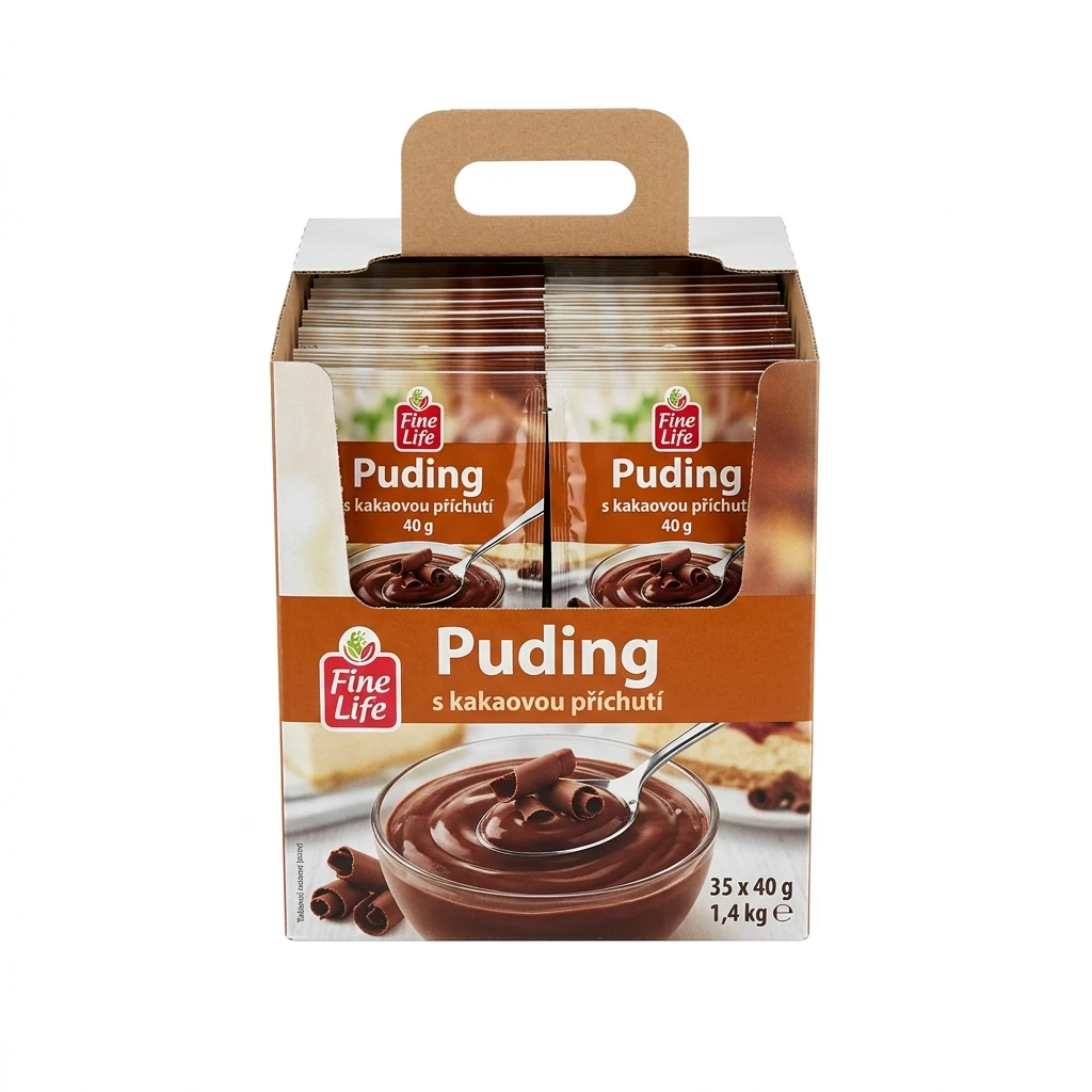 Fine Life Puding s kakaovou příchutí 35 x 40 g