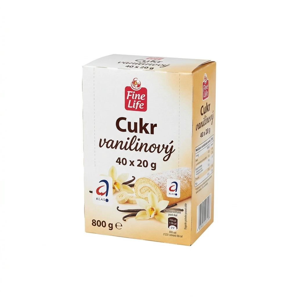 Fine Life Cukr vanilinový 40 x 20 g