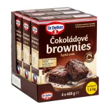 Dr. Oetker Čokoládové brownies sypká směs 4 x 400 g