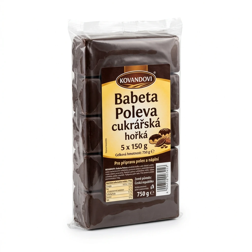 KOVANDOVI Babeta Poleva cukrářská hořká 5 x 150 g