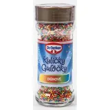Dr. Oetker Kuličky bílá/stříbrné duhové 65 g