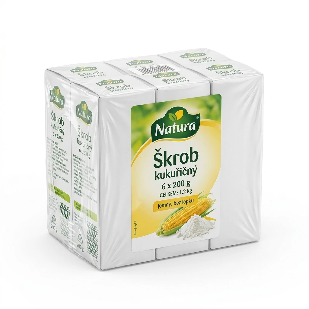 Natura Škrob kukuřičný 6 x 200 g
