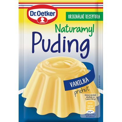 Dr. Oetker Naturamyl Puding příchuť vanilka 18 x 37 g