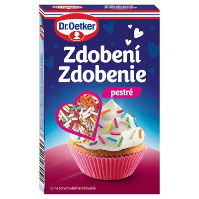 Dr. Oetker Zdobení pestré 80 g
