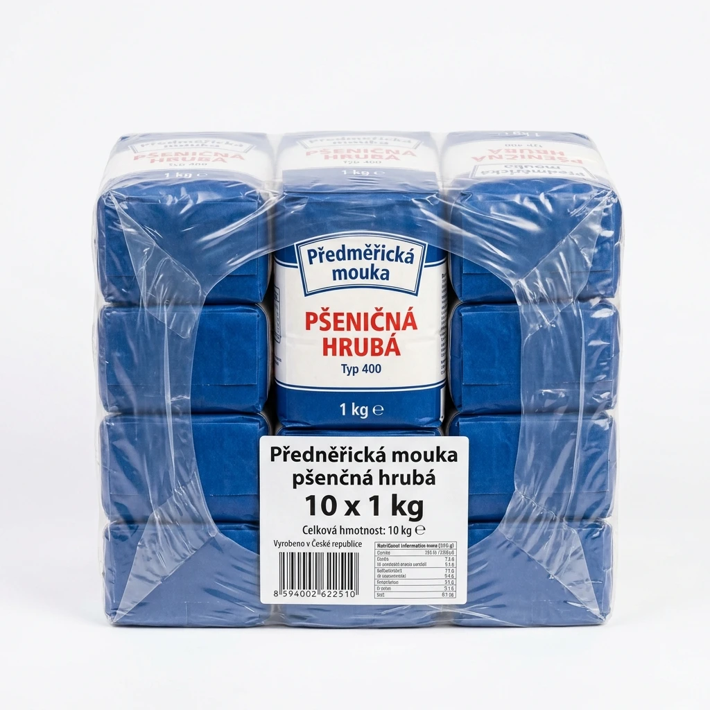 Předměřická mouka pšeničná hrubá 10 x 1 kg
