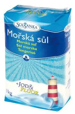 SOLSAN mořská sůl s jódem 1 kg