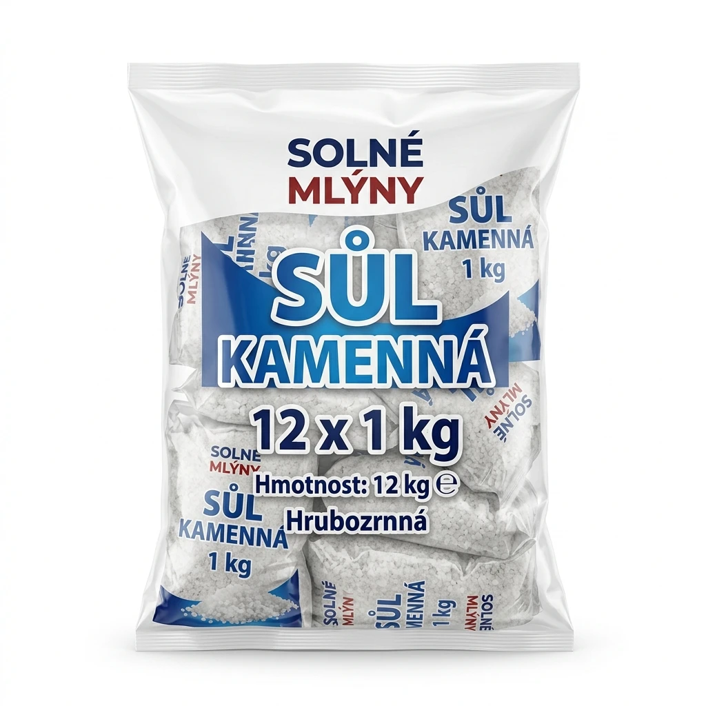 SOLNÉ MLÝNY Sůl kamenná 12 x 1 kg