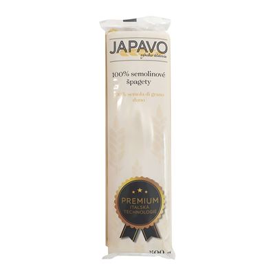 JAPAVO Špagety semolinové Premium 500 g