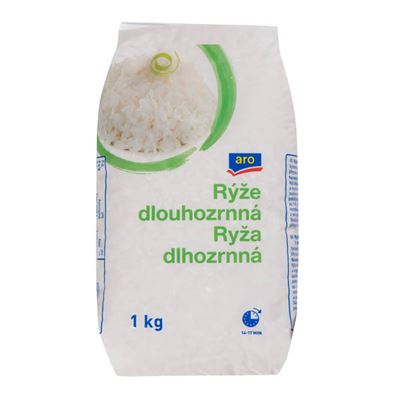 aro Rýže dlouhozrnná 10 x 1 kg