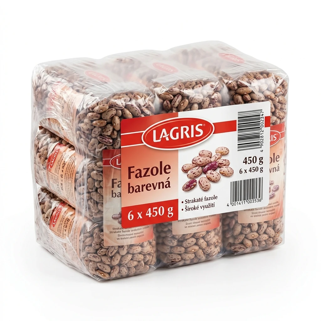 LAGRIS Fazole barevná 6 x 450 g