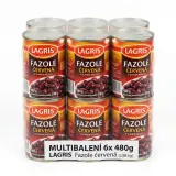 LAGRIS Fazole červená 6 x 480 g