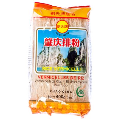 LIU SHI Nudle rýžové kulaté 400 g