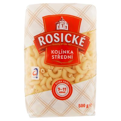 Rosické těstoviny Kolínka bezvaječná 12 x 500 g