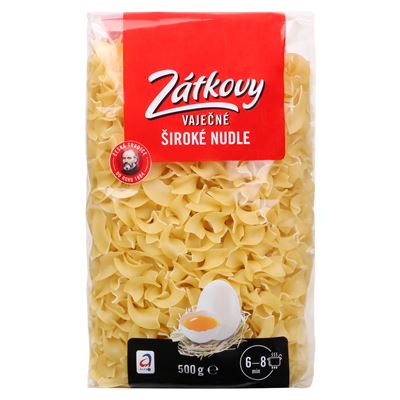 Zátkovy těstoviny Nudle široké vaječné 10 x 500 g